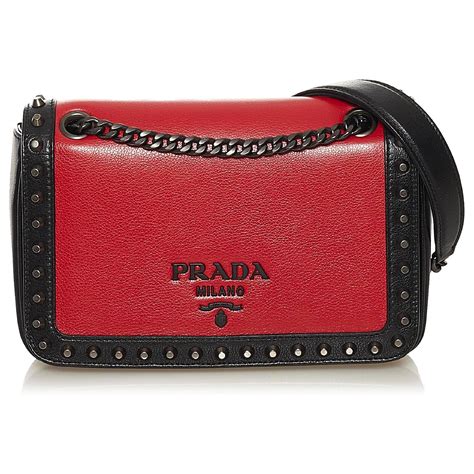 tracolla prada rossa|prada tracolla handbags.